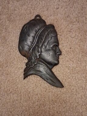 Cast Iron Wall Profile Sculpture